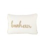 Cuscino rettangolare in tessuto bianco 30x45x3,5 cm Cuscino rettangolare in tessuto bianco 30x45x3,5 cm