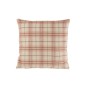 Cuscino quadrato in tessuto rosa 45x45x14 cm