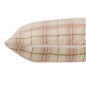 Cuscino quadrato in tessuto rosa 45x45x14 cm