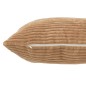 Cuscino quadrato in tessuto marrone 45x45x14 cm Cuscino quadrato in tessuto marrone 45x45x14 cm