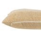 Cuscino quadrato in tessuto beige 45x45x14 cm Cuscino quadrato in tessuto beige 45x45x14 cm