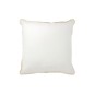 Almofada quadrada em tecido branco 45x45x3,75 cm Almofada quadrada em tecido branco 45x45x3,75 cm