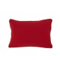 Cuscino rettangolare in tessuto rosso 30x45x3,5 cm Cuscino rettangolare in tessuto rosso 30x45x3,5 cm