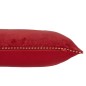 Cuscino rettangolare in tessuto rosso 30x45x3,5 cm Cuscino rettangolare in tessuto rosso 30x45x3,5 cm
