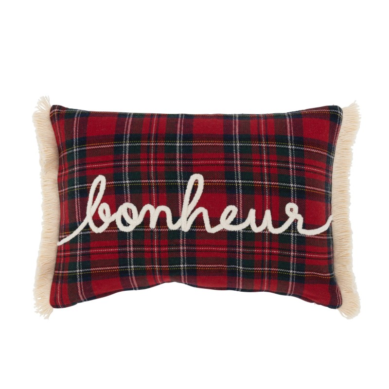Coussin rectangulaire en textile multicouleur 30x45x3.5 cm Coussin rectangulaire en textile multicouleur 30x45x3.5 cm