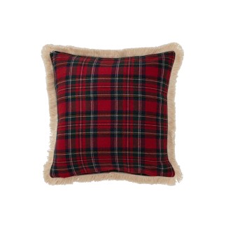 Cuscino quadrato in tessuto multicolore 45x45x3,75 cm