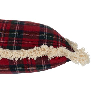 Cuscino quadrato in tessuto multicolore 45x45x3,75 cm