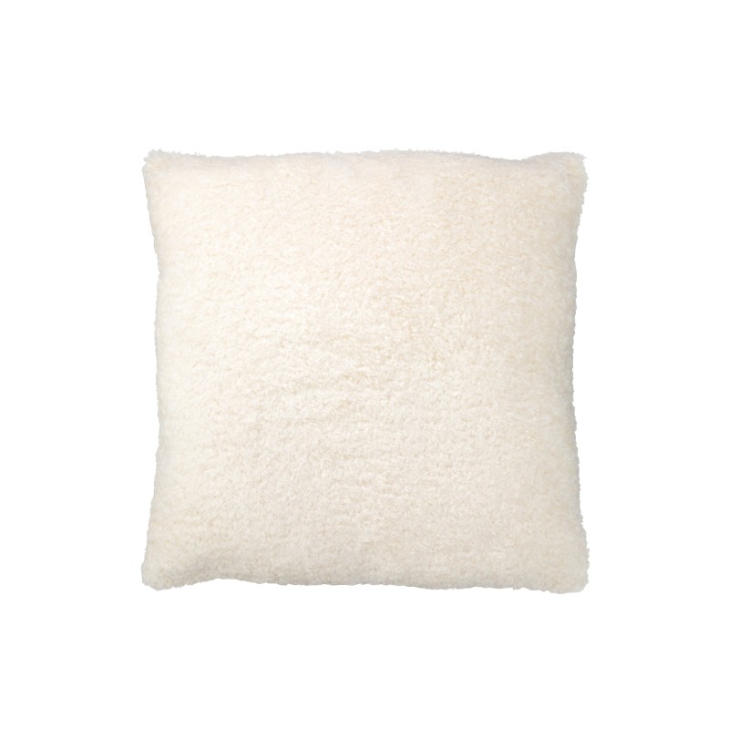 Almofada quadrada em tecido branco 45x45x10 cm Almofada quadrada em tecido branco 45x45x10 cm