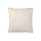 Cuscino quadrato in tessuto beige 45x45x10 cm Cuscino quadrato in tessuto beige 45x45x10 cm