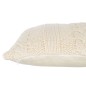 Cuscino quadrato in tessuto beige 45x45x10 cm Cuscino quadrato in tessuto beige 45x45x10 cm