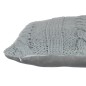 Cuscino quadrato in tessuto grigio 45x45x10 cm Cuscino quadrato in tessuto grigio 45x45x10 cm
