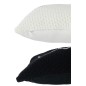 Set di 2 cuscini con rivestimento in tessuto bianco e nero 59x40x10 cm
