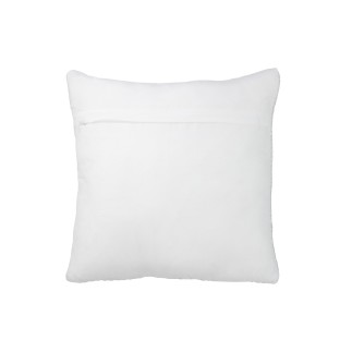 Cuscino quadrato in tessuto argento 45x45x10 cm