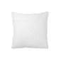 Cuscino quadrato in tessuto argento 45x45x10 cm Cuscino quadrato in tessuto argento 45x45x10 cm
