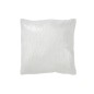 Cuscino quadrato in tessuto argento 45x45x10 cm Cuscino quadrato in tessuto argento 45x45x10 cm