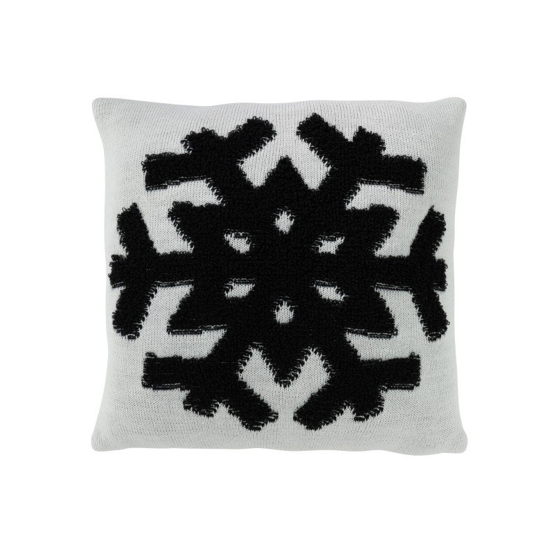 Cuscino in floccato di poliestere bianco 45x45x10 cm Cuscino in floccato di poliestere bianco 45x45x10 cm