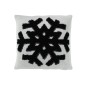 Cuscino in floccato di poliestere bianco 45x45x10 cm Cuscino in floccato di poliestere bianco 45x45x10 cm