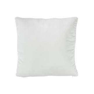 Coussin flocon en polyester blanc 45x45x10 cm
