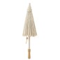 Parasol en textile blanc 47x47x57 cm Parasol en textile blanc 47x47x57 cm