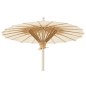 Parasol en textile blanc 47x47x57 cm Parasol en textile blanc 47x47x57 cm
