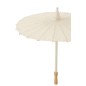 Parasol en textile blanc 47x47x57 cm Parasol en textile blanc 47x47x57 cm