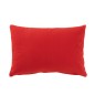 Coussin rectangulaire en velours rouge 45x30x12 cm Coussin rectangulaire en velours rouge 45x30x12 cm