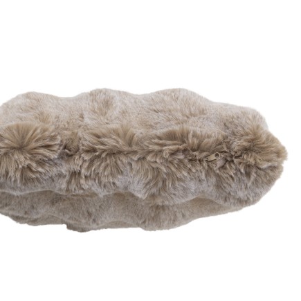 COUSSIN WAVE POLYESTER TAUPE