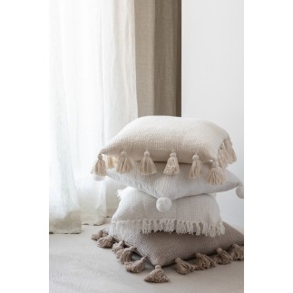 COUSSIN TISSÉ FLOCHES COT BEI 