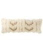 Cuscino rettangolare in poliestere beige 100x35x12 cm Cuscino rettangolare in poliestere beige 100x35x12 cm