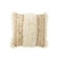 Cuscino quadrato in poliestere beige 45x45x12 cm Cuscino quadrato in poliestere beige 45x45x12 cm