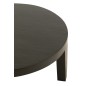 Table de salon en bois de manguier noir 80x80x34cm Table de salon en bois de manguier noir 80x80x34cm
