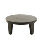 Table de salon en bois de manguier noir 80x80x34cm Table de salon en bois de manguier noir 80x80x34cm