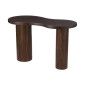 Mesa de madera de mango marrón 120x64x75 cm Mesa de madera de mango marrón 120x64x75 cm