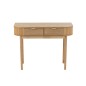 Bureau d'appoint en bois marron clair 100x40x76 cm Bureau d'appoint en bois marron clair 100x40x76 cm
