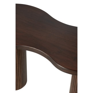 Table en bois de manguier marron 120x64x75 cm