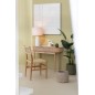 Scrivania in legno marrone chiaro 100x40x76 cm