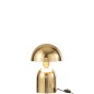 Lampe champignon en métal doré 20x20x30 cm Lampe champignon en métal doré 20x20x30 cm