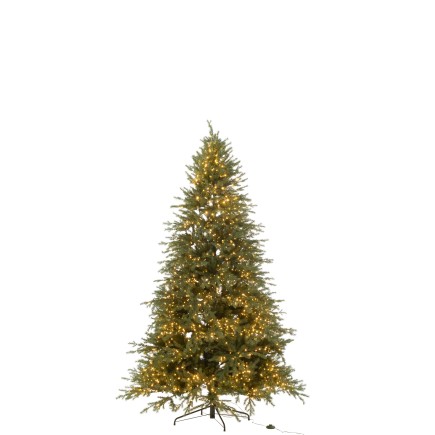 Sapin de Noël artificiel vert foncé avec 3000 LED H.225cm