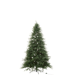 Sapin de Noël artificiel vert foncé avec 3000 LED H.225cm