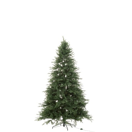 Sapin de Noël artificiel vert foncé avec 3000 LED H.225cm