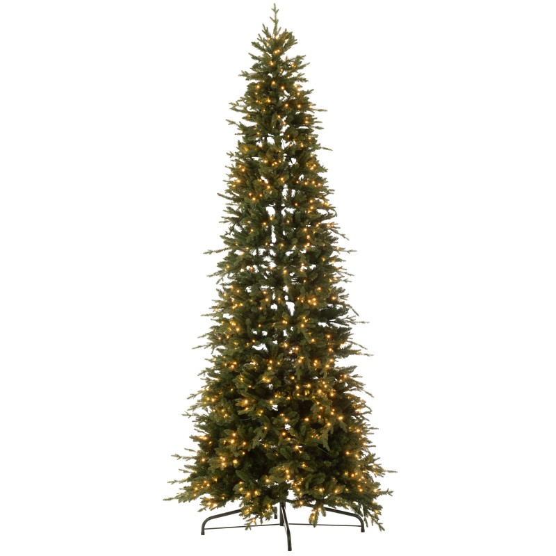 Albero di Natale artificiale 900 led in metallo verde H.320 cm Albero di Natale artificiale 900 led in metallo verde H.320 cm