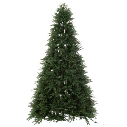 Sapin de Noël artificiel avec 4000 led en métal vert H.325 cm