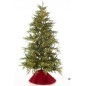 Jupe de sapin de Noël tricoté en polyester rouge D.90 cm Jupe de sapin de Noël tricoté en polyester rouge D.90 cm