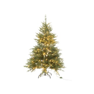 Sapin de Noel artificiel vert avec 600 led H.150 cm