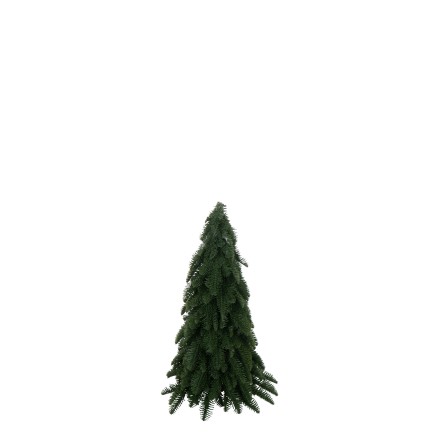 Albero di Natale artificiale in plastica verde H.50cm