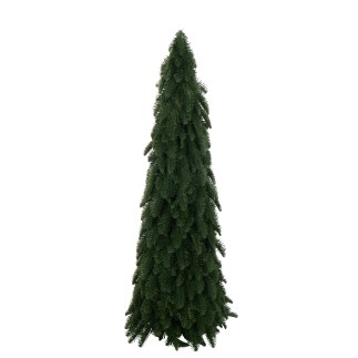 Albero di Natale artificiale in plastica verde H.95 cm