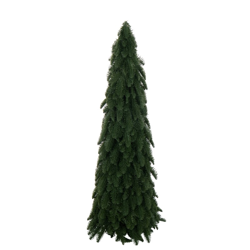Albero di Natale artificiale in plastica verde H.95 cm