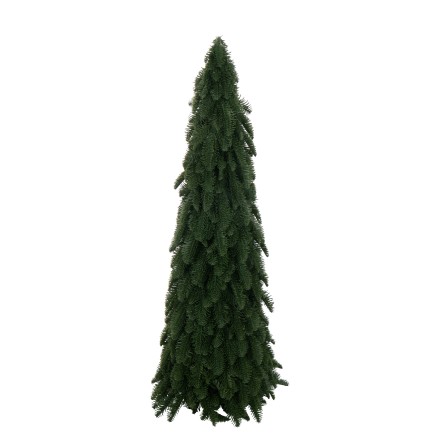 Árbol de Navidad artificial de plástico verde H.95 cm