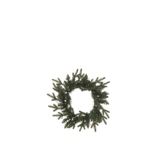 Ghirlanda artificiale di 20 led verdi in metallo D.40 cm