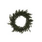 Corona artificial de 20 leds metálicos verdes D.60 cm Corona artificial de 20 leds metálicos verdes D.60 cm